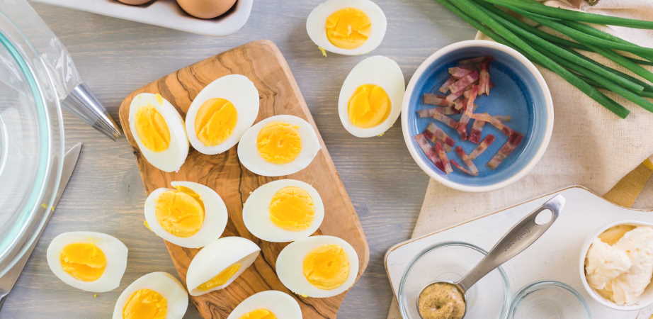 boiled eggs